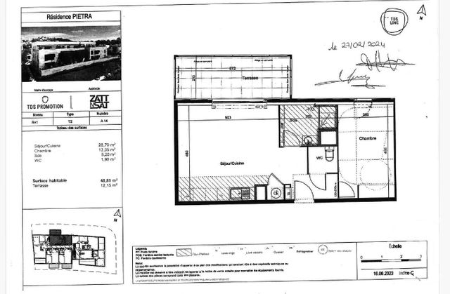 Appartement F2 à louer - 2 pièces - 48.85 m2 - CASTRIES - 34 - LANGUEDOC-ROUSSILLON - Century 21 Agence Soleil