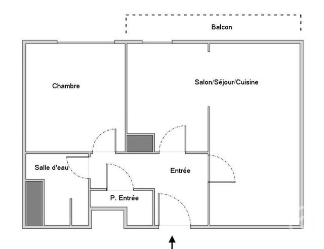 Appartement F2 à louer - 2 pièces - 47.86 m2 - MONTPELLIER - 34 - LANGUEDOC-ROUSSILLON - Century 21 Agence Soleil