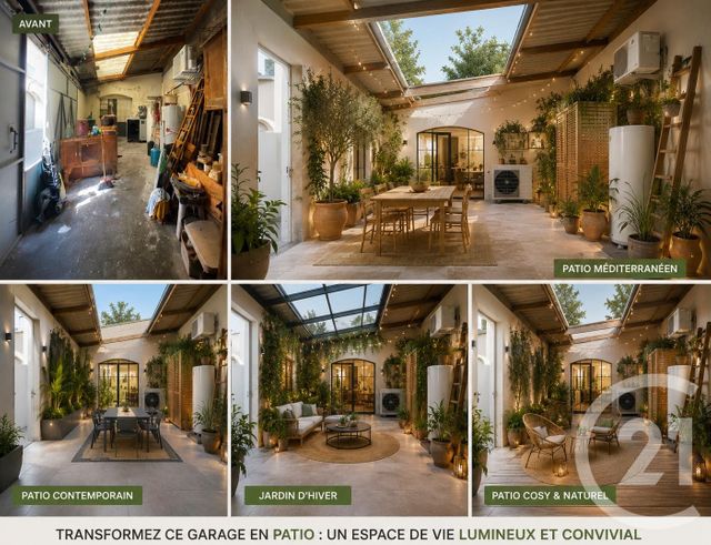 maison à vendre - 6 pièces - 95.0 m2 - MAUGUIO CARNON - 34 - LANGUEDOC-ROUSSILLON - Century 21 Agence Soleil